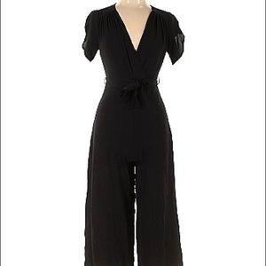 Mi Ami Black V-neck Jumpsuit, size M